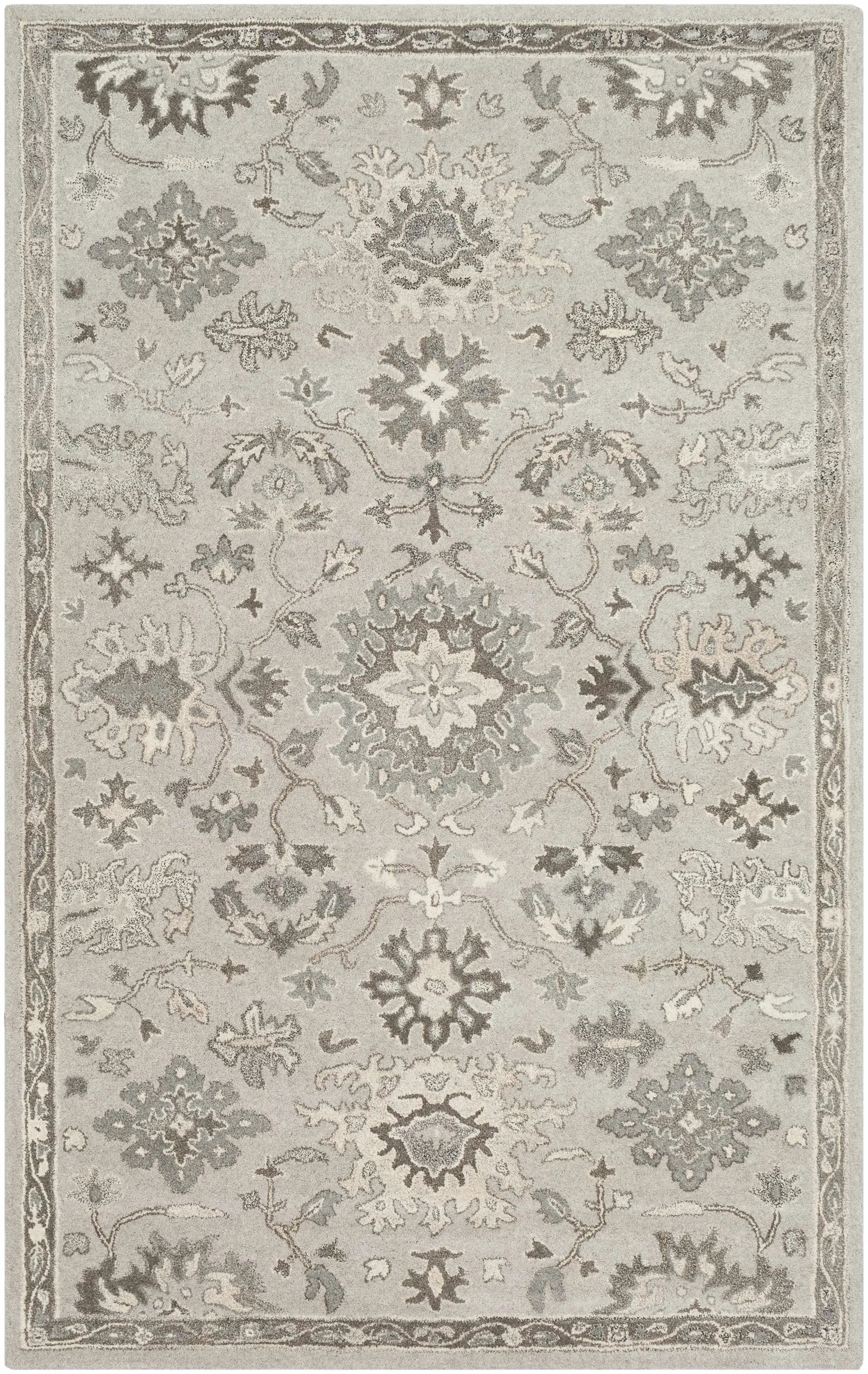 Willimantic Beige Thick Wool Rug by Boutique Rugs