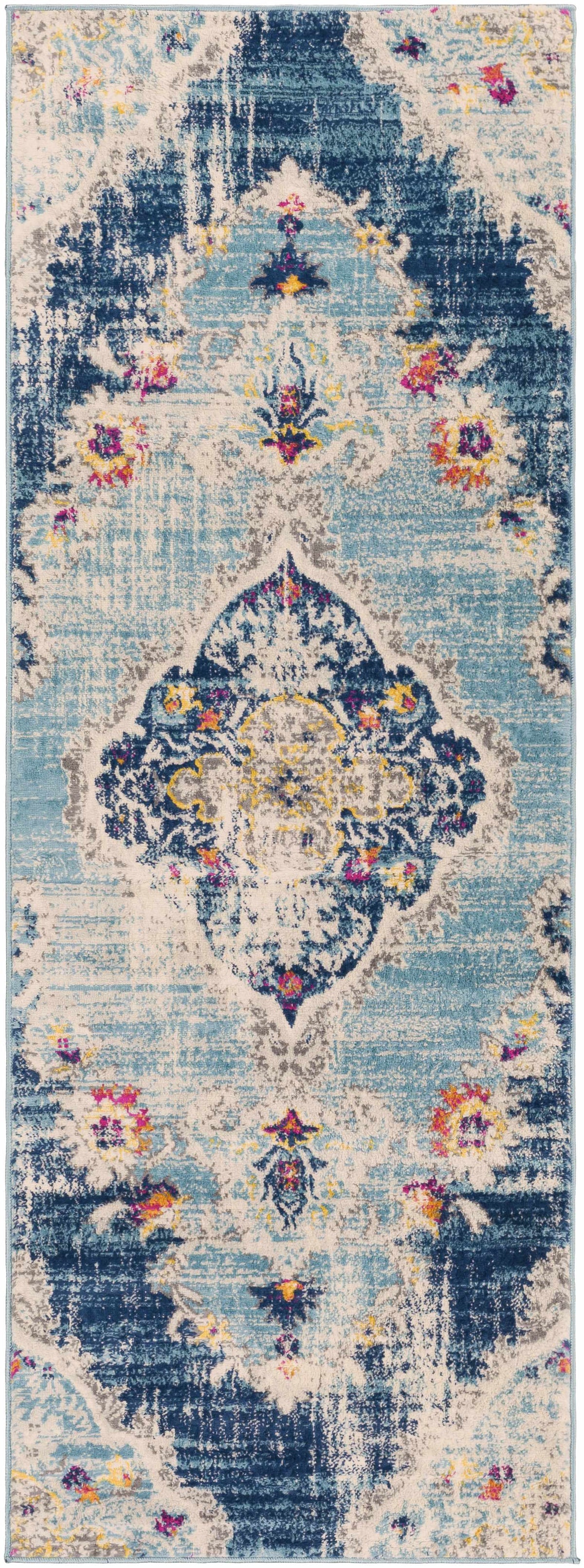 Wallsburg Blue Area Rug, photo 13 of 16