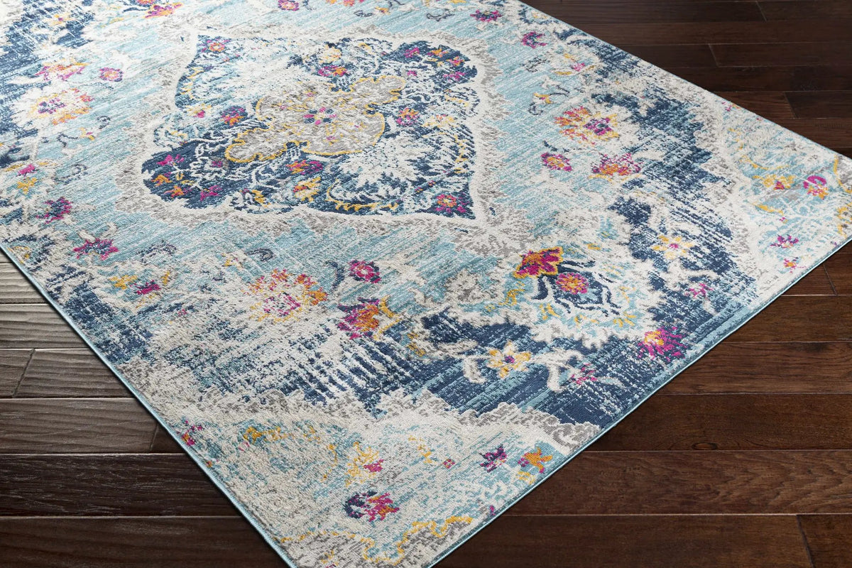 Wallsburg Blue Area Rug, photo 11 of 16