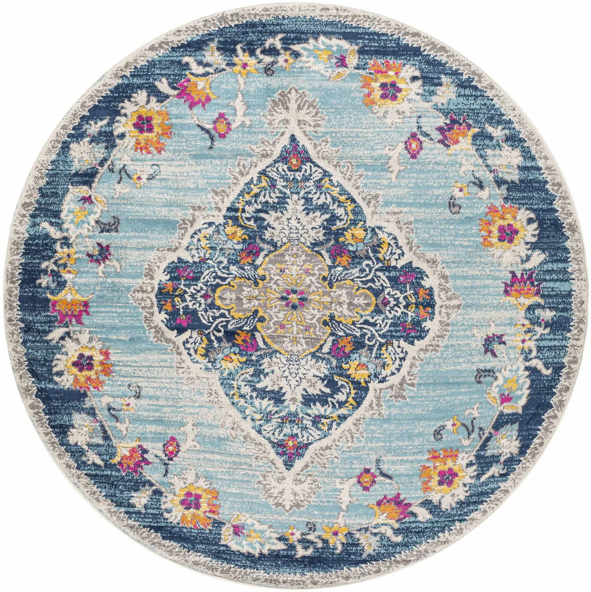 Wallsburg Blue Area Rug, photo 3 of 16