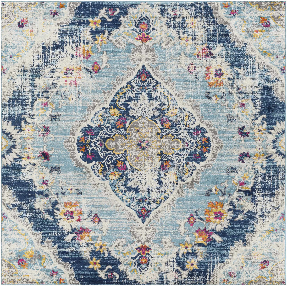 Wallsburg Blue Area Rug, photo 6 of 16