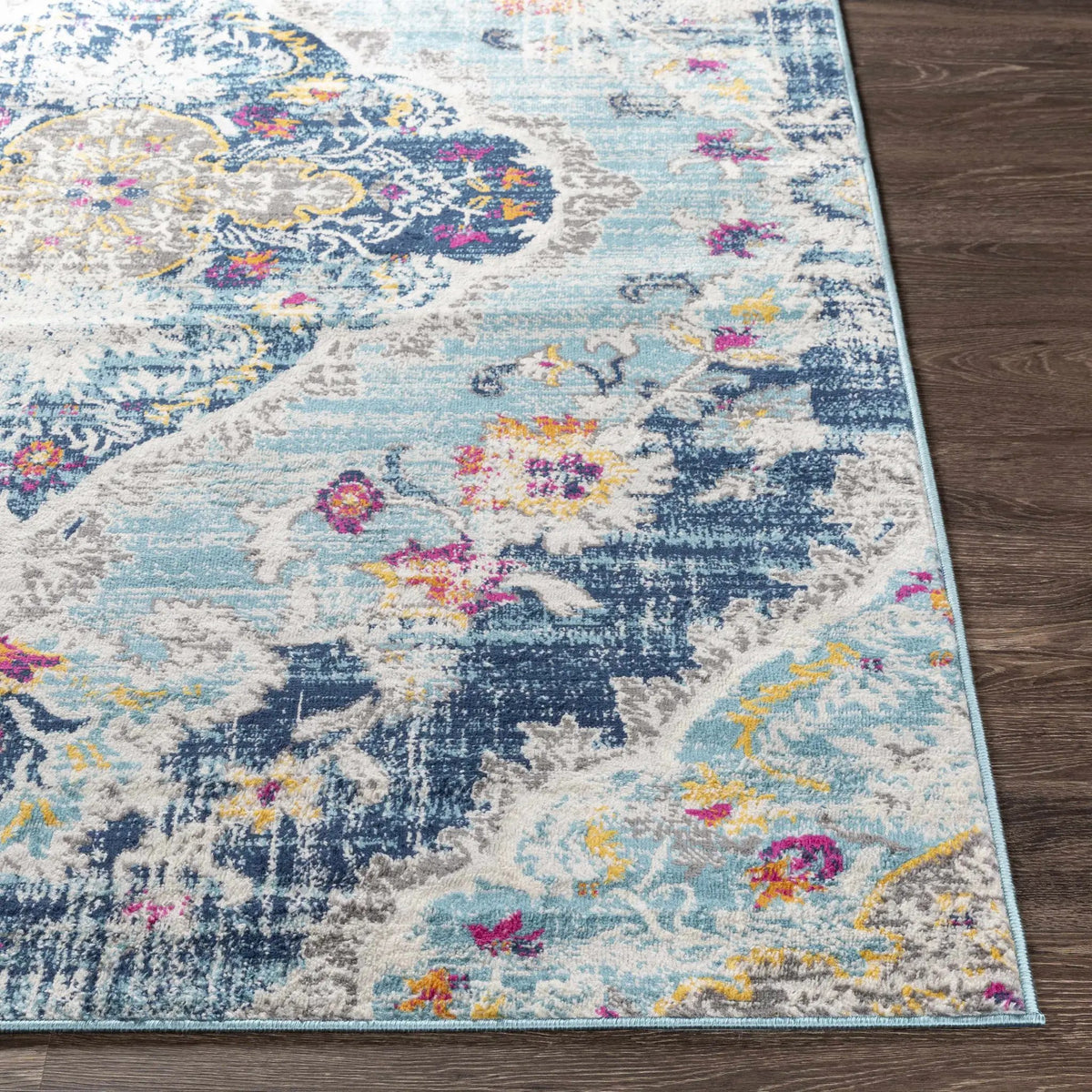 Wallsburg Blue Area Rug, photo 12 of 16