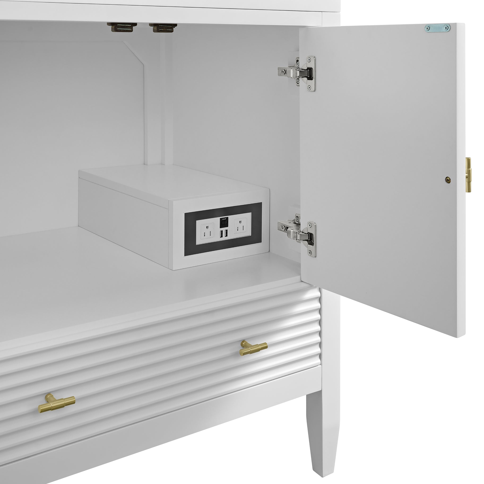 James Martin Myrrin 30" Single Bathroom Vanity, Bright White, view 20