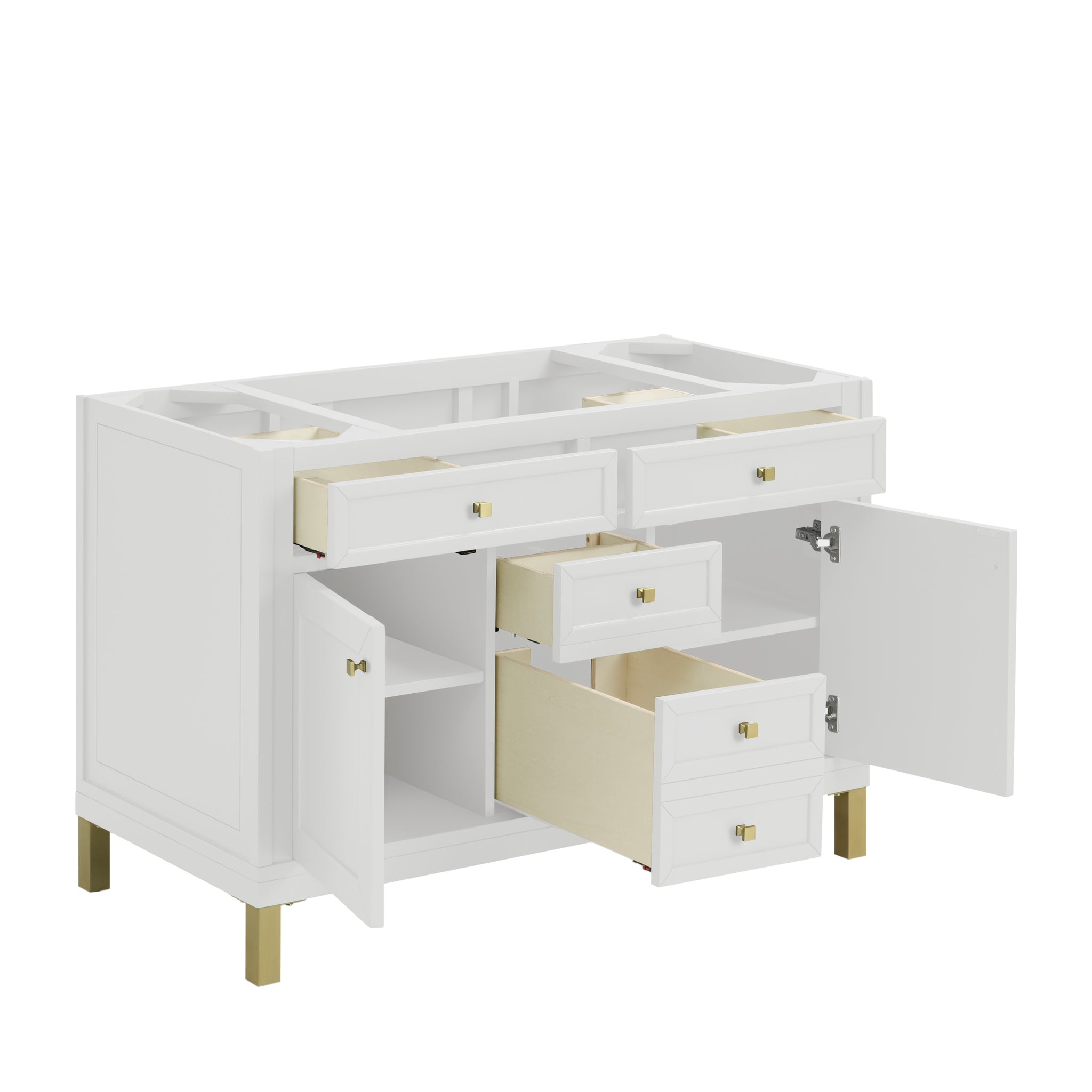 James Martin Chicago 48" Single Bathroom Vanity, Glossy White, view 25