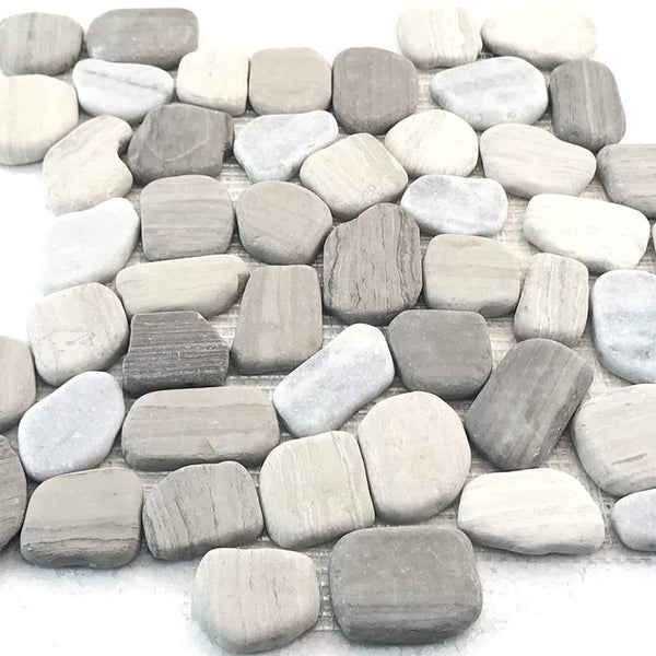 Wood Age Natural Pebble Mosaics 12x12