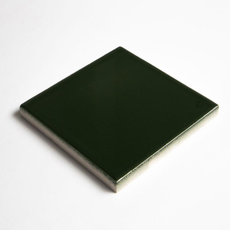 Wood Green Glossy Ceramic Tiles 4 1/16x4 1/16 Ceramic Glossy 6x6 Tiles — 1