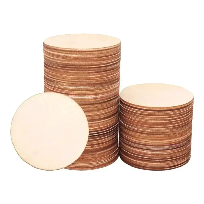 Wood Slices - Natural Wood Round by House Of Avana