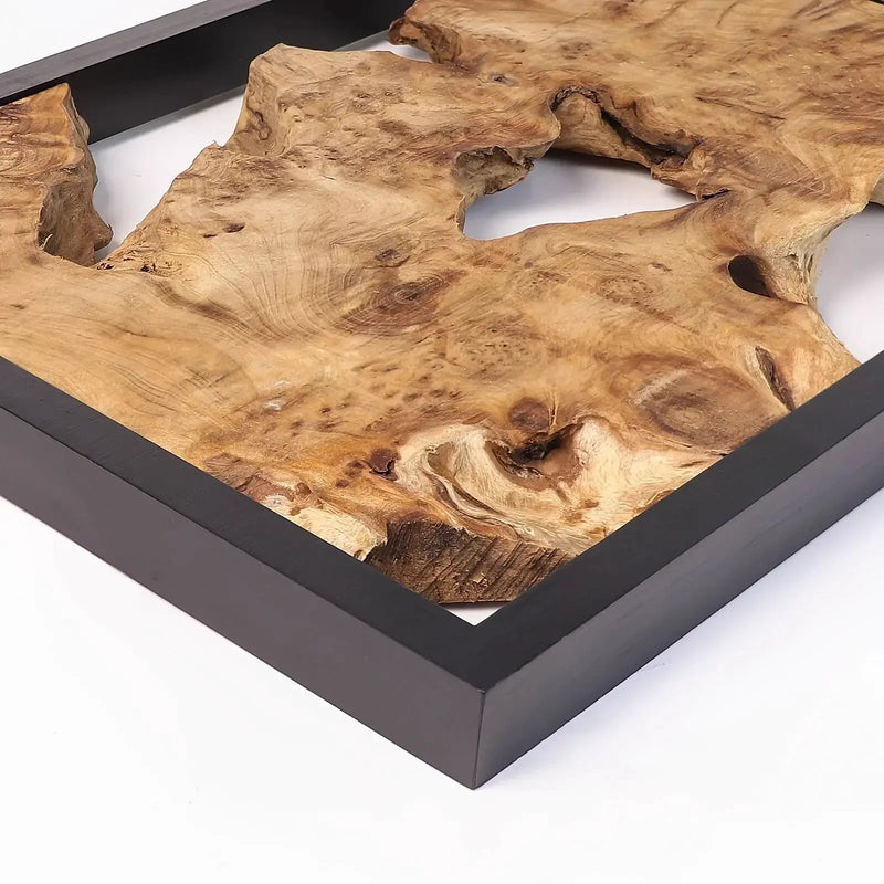 Wood Wall Decor, Handmade Natural Wood Panels with Unique Hanging Style by House Of Avana