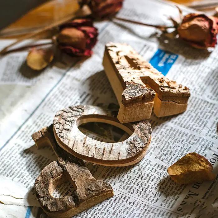 Wooden Alphabet Letter by RusticReach