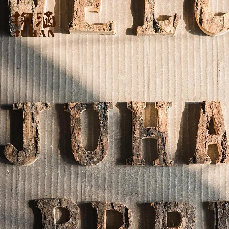 Wooden Alphabet Letter by RusticReach