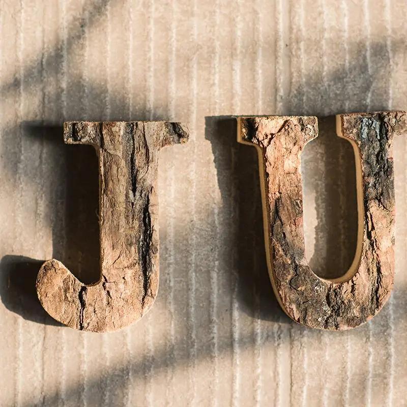 Wooden Alphabet Letter by RusticReach