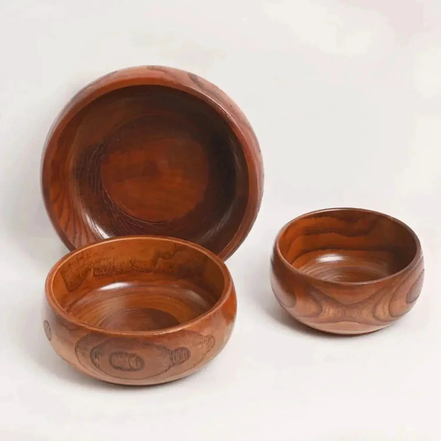 Wooden Bowl Made from Natural Wood Material