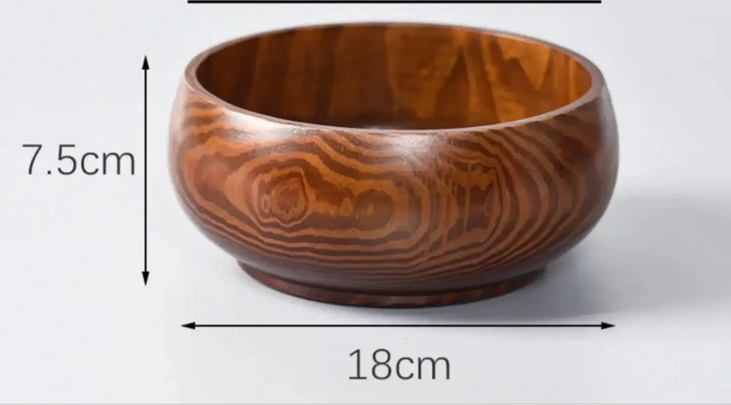 Wooden Bowl Made from Natural Wood Material