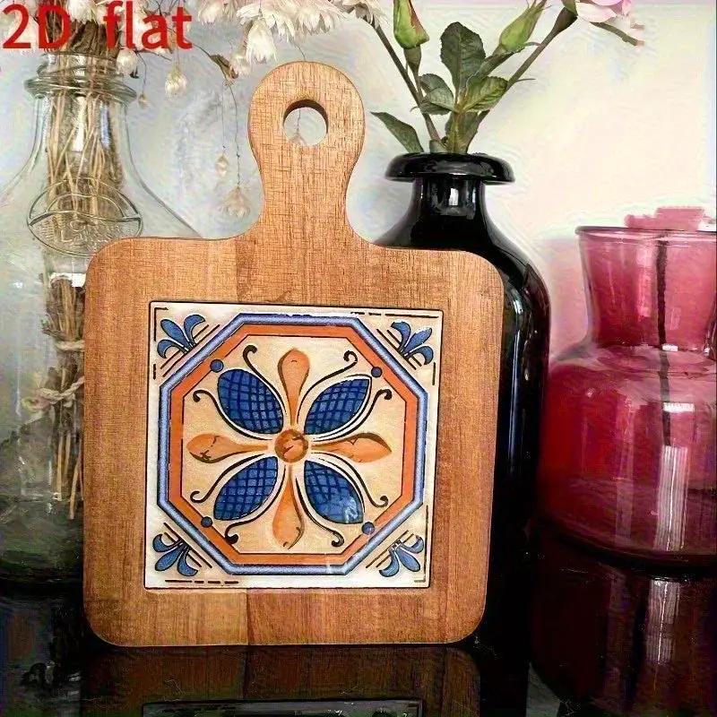 Wooden Heat-Resistant Pads - Floral Vintage by House Of Avana