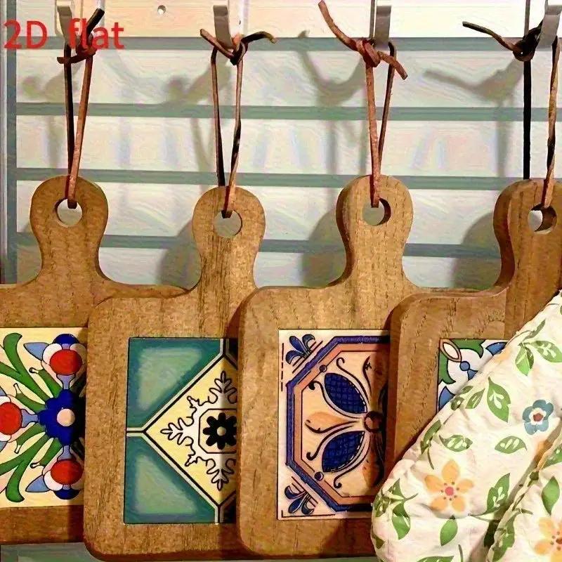 Wooden Heat-Resistant Pads - Floral Vintage by House Of Avana