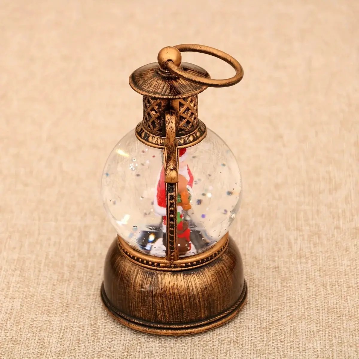 Wooden Music Box with Glowing Snowfall and USB Power by House Of Avana