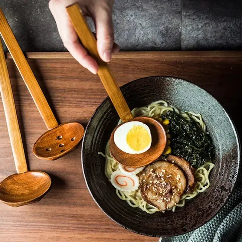Wooden Spoons - Japanese Wooden Big by House Of Avana