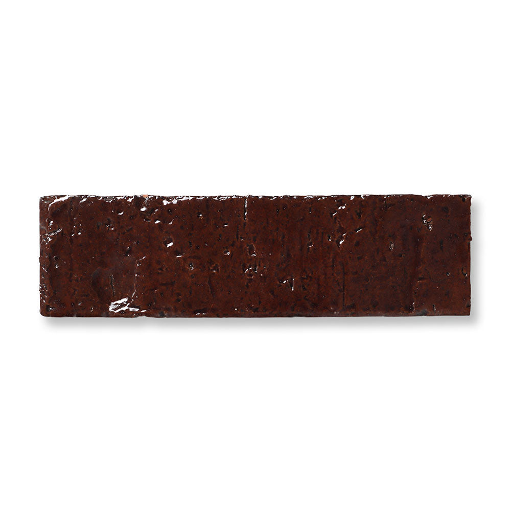 Woody Brown Glossy Subway Glazed Terracotta Tiles 2 3/4x9 3/4 Glazed Terracotta Glossy 4x12 Tiles
