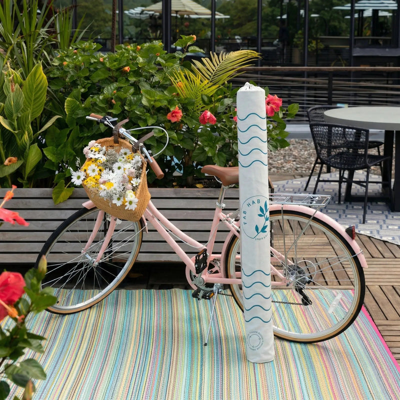 Cancun - Multicolor Outdoor Rug for Patio by Fab Habitat