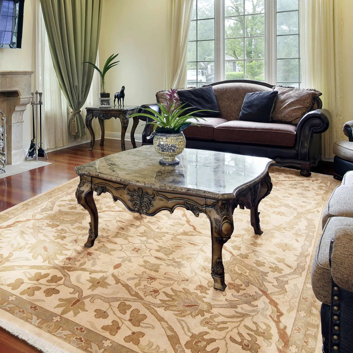 Wortham Area Carpet - Clearance, installed in a room