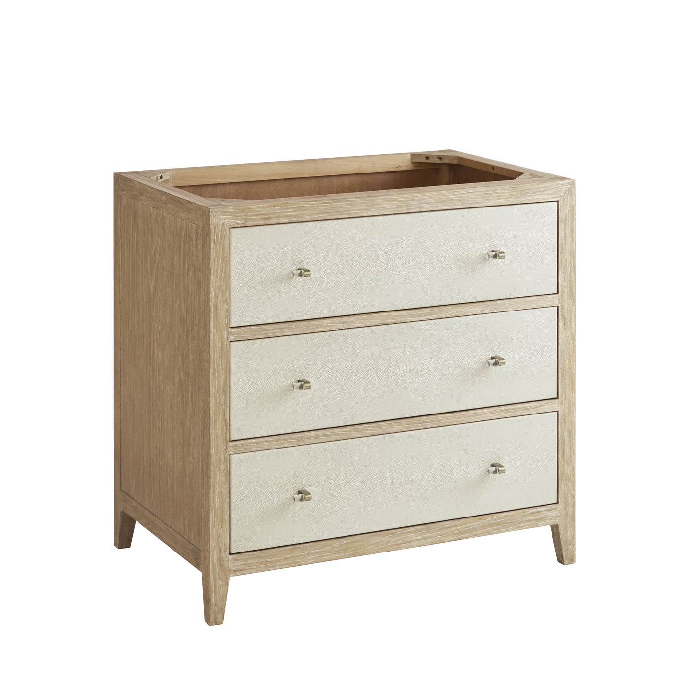 James Martin Celeste 36" Single Bathroom Vanity, Sunwashed Oak with Embossed Shagreen Drawer Fronts, view 8