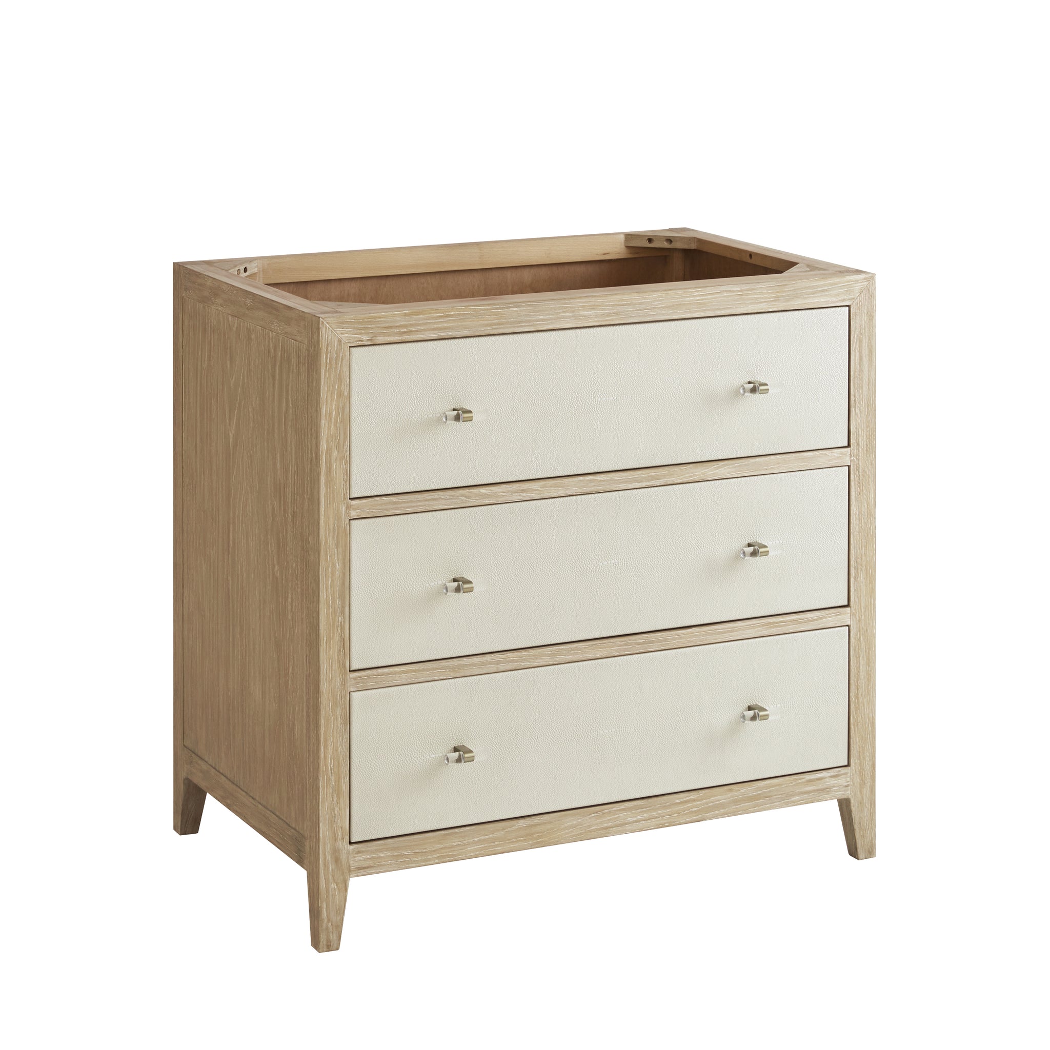 James Martin Celeste 36" Single Bathroom Vanity, Sunwashed Oak with Embossed Shagreen Drawer Fronts, view 8