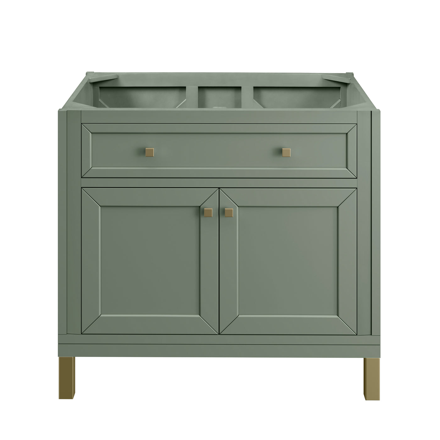 James Martin Chicago 36" Single Bathroom Vanity, Smokey Celadon, view 15