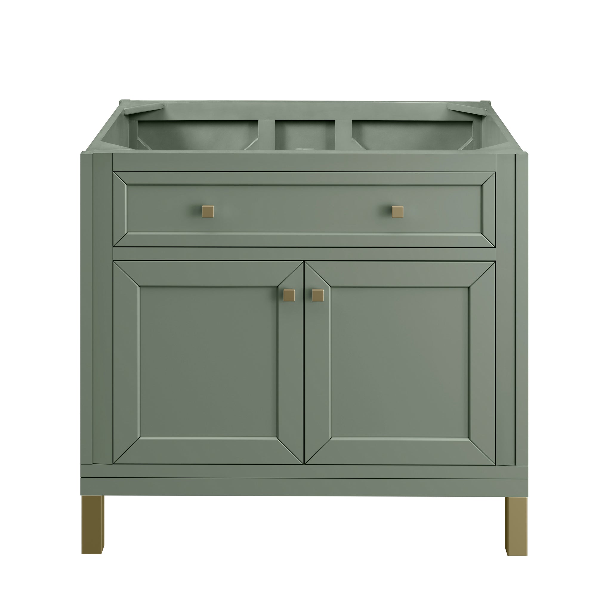 James Martin Chicago 36" Single Bathroom Vanity, Smokey Celadon, view 15
