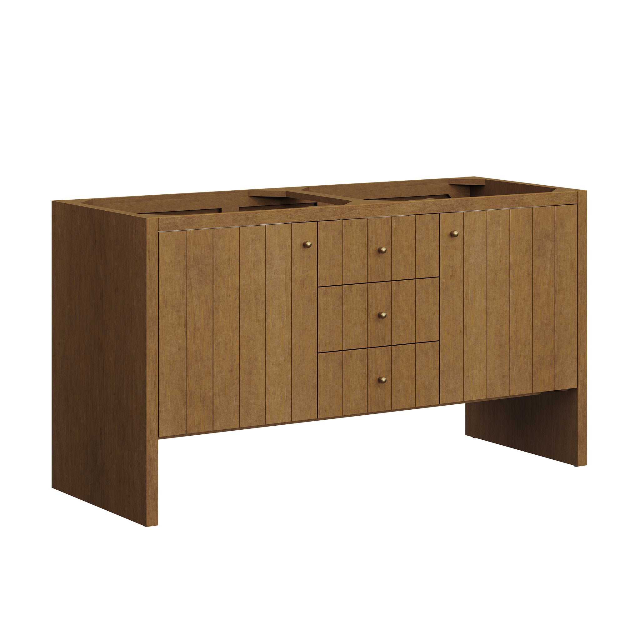 James Martin Hudson 60" Double Bathroom Vanity, Honey Oak, view 20