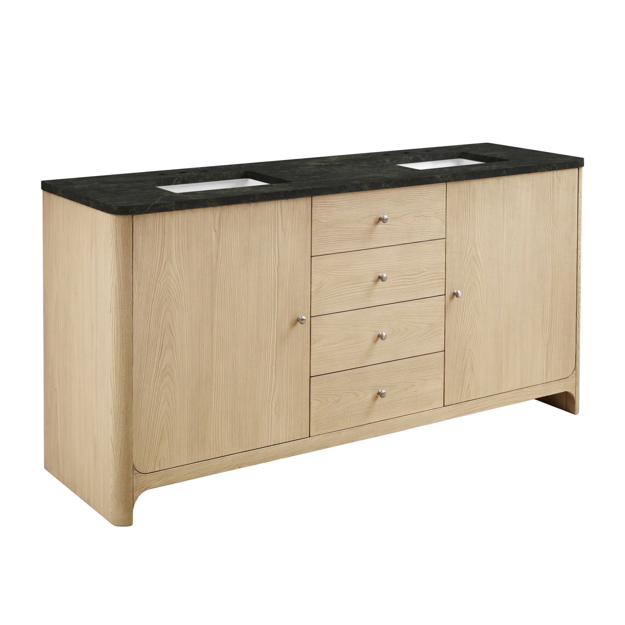 James Martin Gracyn 72" Double Bathroom Vanity, Coastal Driftwood, view 36