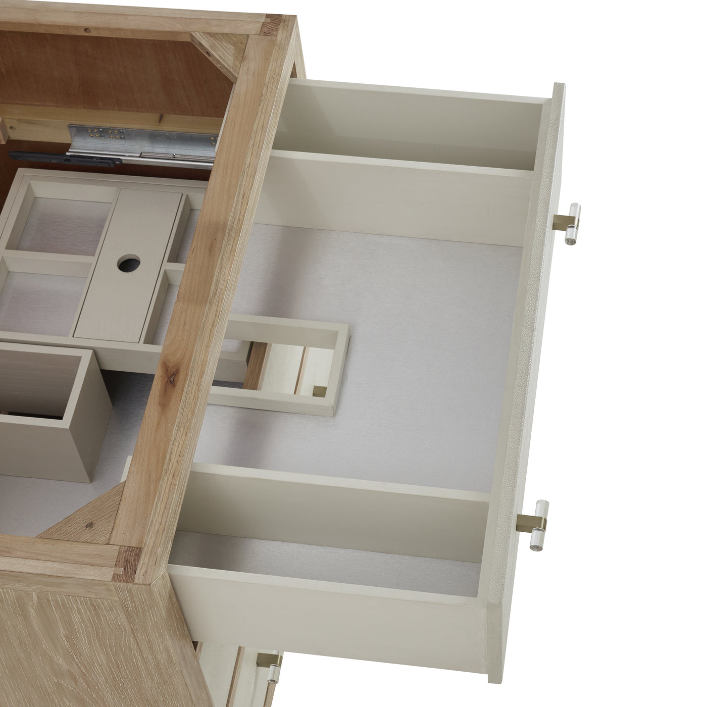 James Martin Celeste 36" Single Bathroom Vanity, Sunwashed Oak with Embossed Shagreen Drawer Fronts, view 16