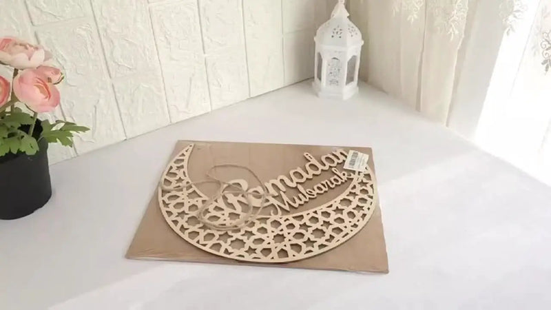 Wreath - Decorative Ramadan 24.89 cm by House Of Avana