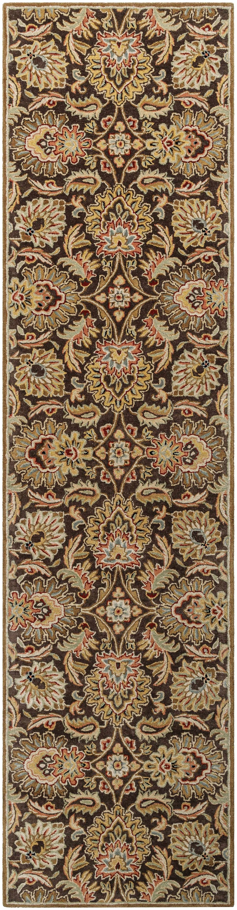Chesterton 1028 Hand Tufted Brown Wool Rug by Boutique Rugs