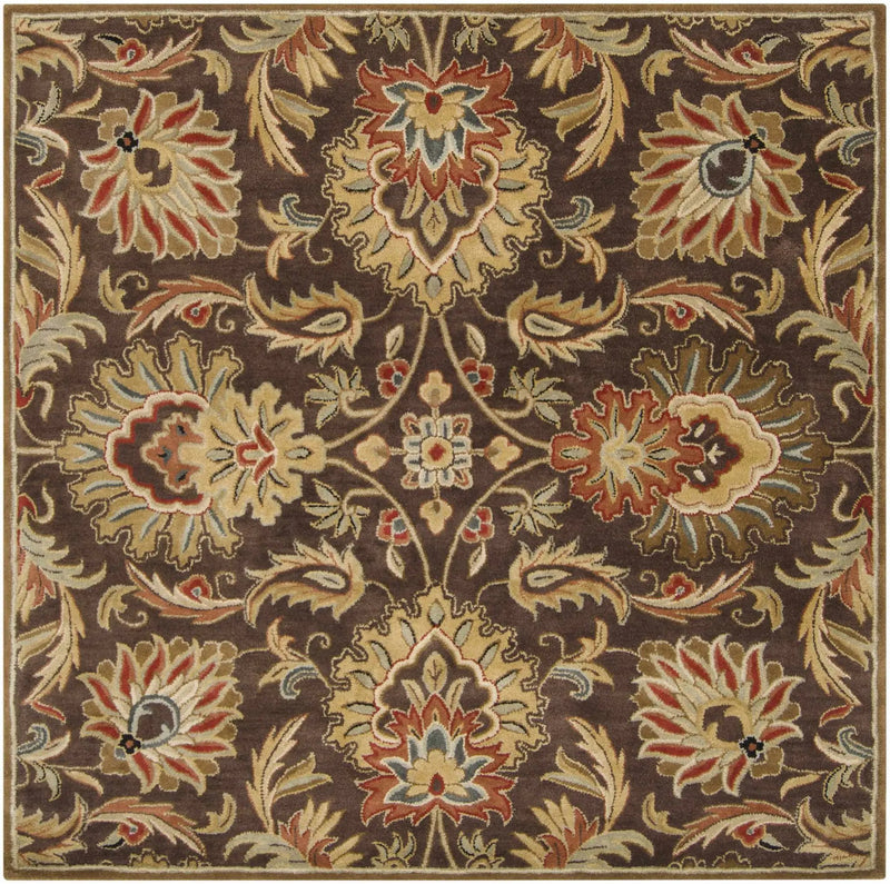 Chesterton 1028 Hand Tufted Brown Wool Rug by Boutique Rugs