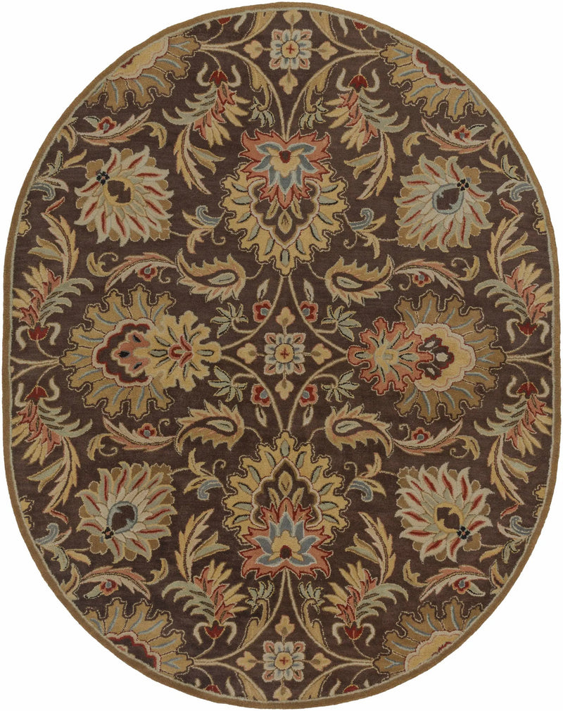 Chesterton 1028 Hand Tufted Brown Wool Rug by Boutique Rugs