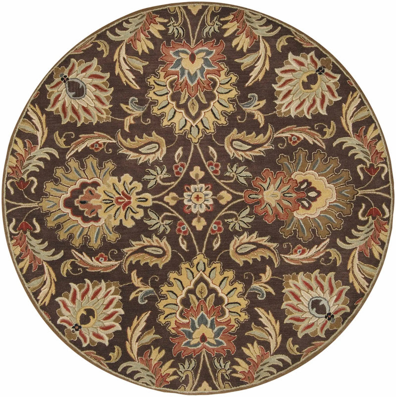 Chesterton 1028 Hand Tufted Brown Wool Rug by Boutique Rugs