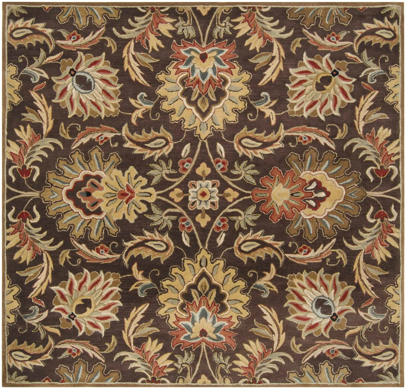 Chesterton 1028 Hand Tufted Brown Wool Rug by Boutique Rugs
