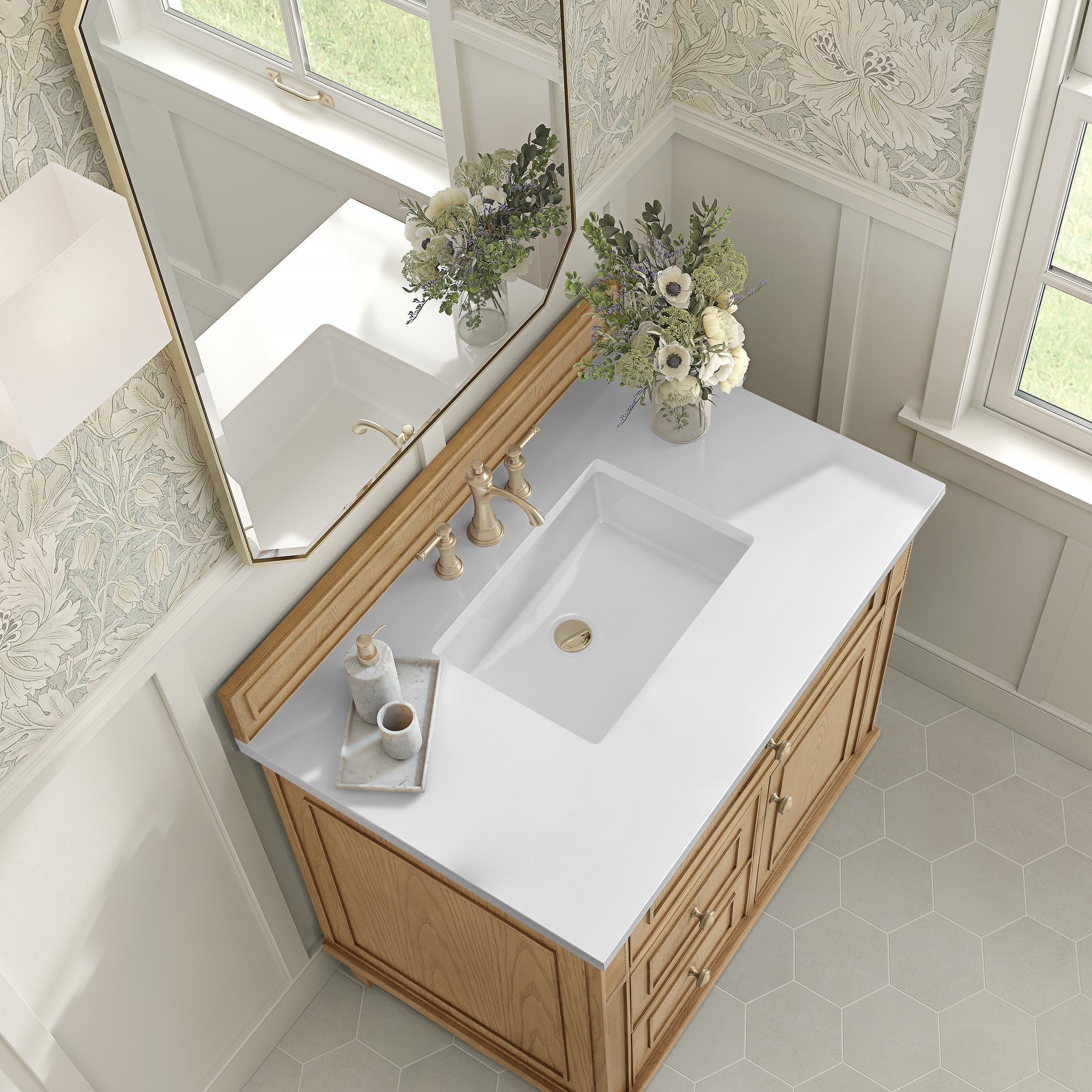 James Martin Lorelai 36" Single Bathroom Vanity, Light Natural Oak, view 35