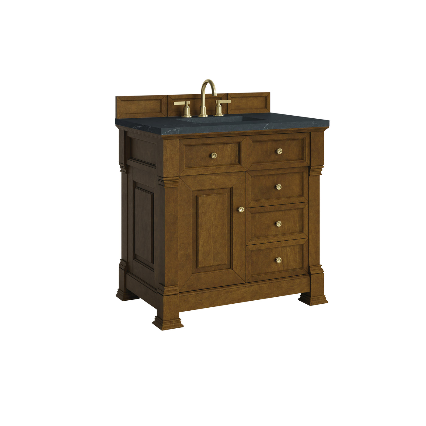 James Martin Brookfield 36" Single Bathroom Vanity, Honey Oak, view 35