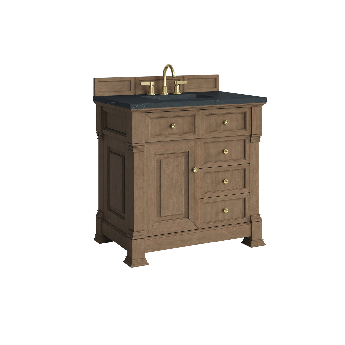 James Martin Brookfield 36" Single Bathroom Vanity, Pecan, view 35