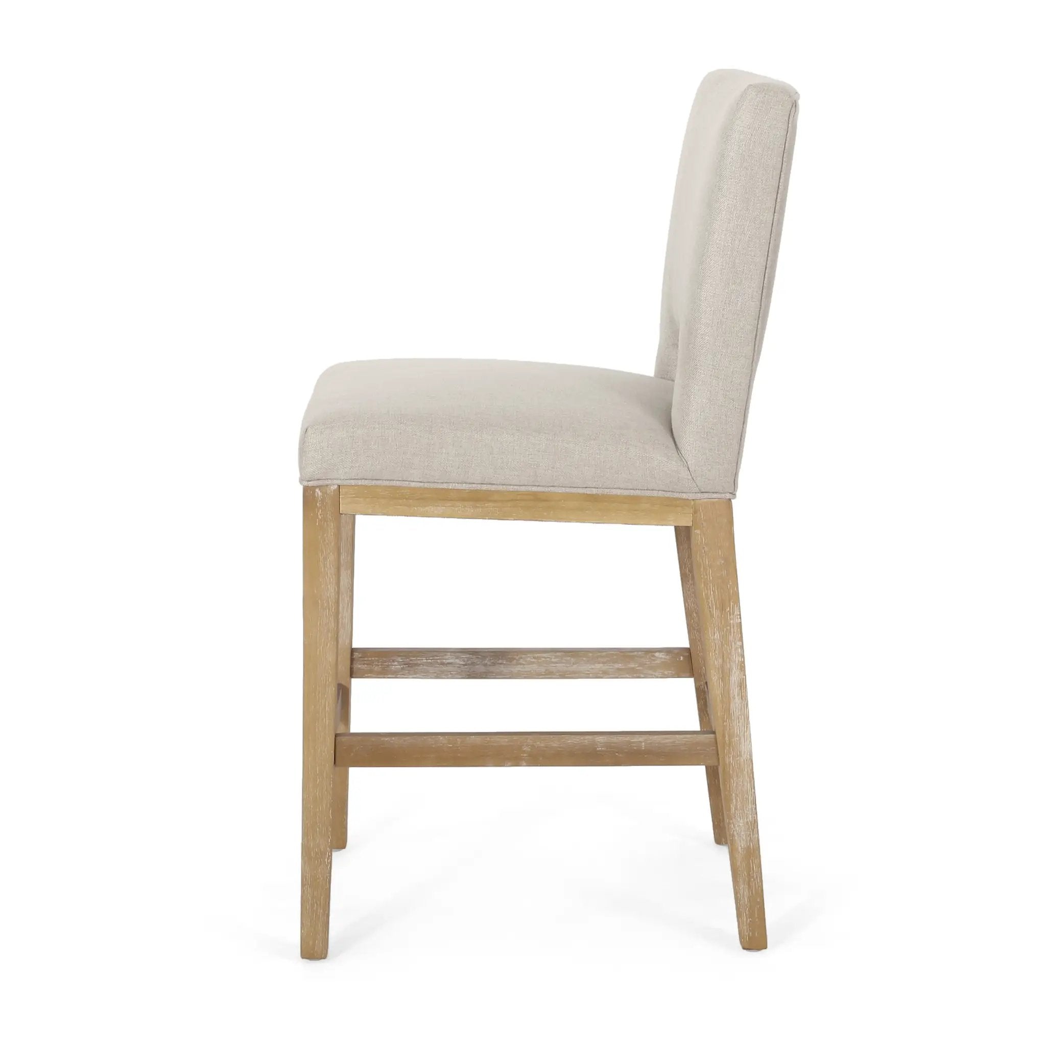 27 Inch Counter Stools, Set of 2, Fabric by HouseOfZazla