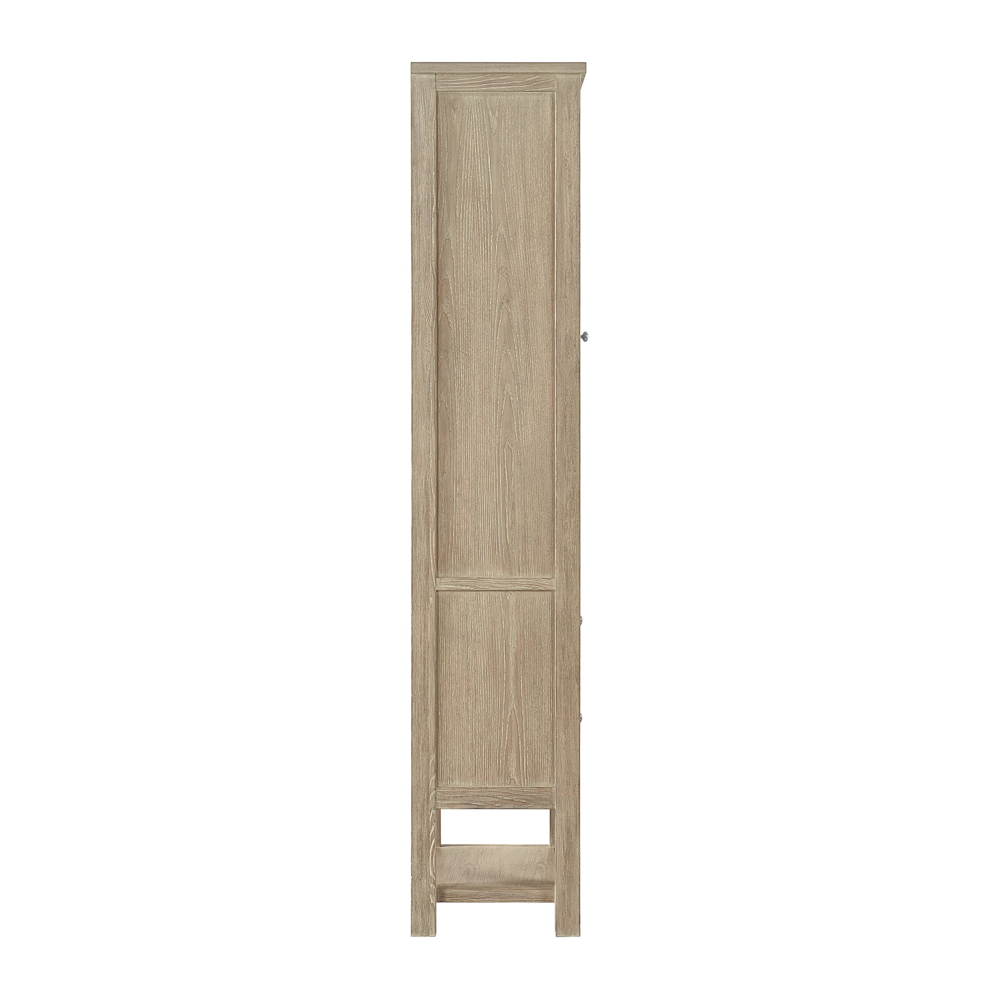 James Martin Breckenridge Linen Cabinet, Whitewashed Oak, view 11