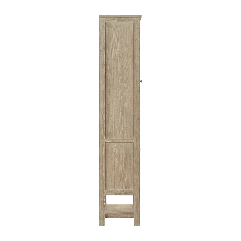 James Martin Breckenridge Linen Cabinet, Whitewashed Oak, view 11