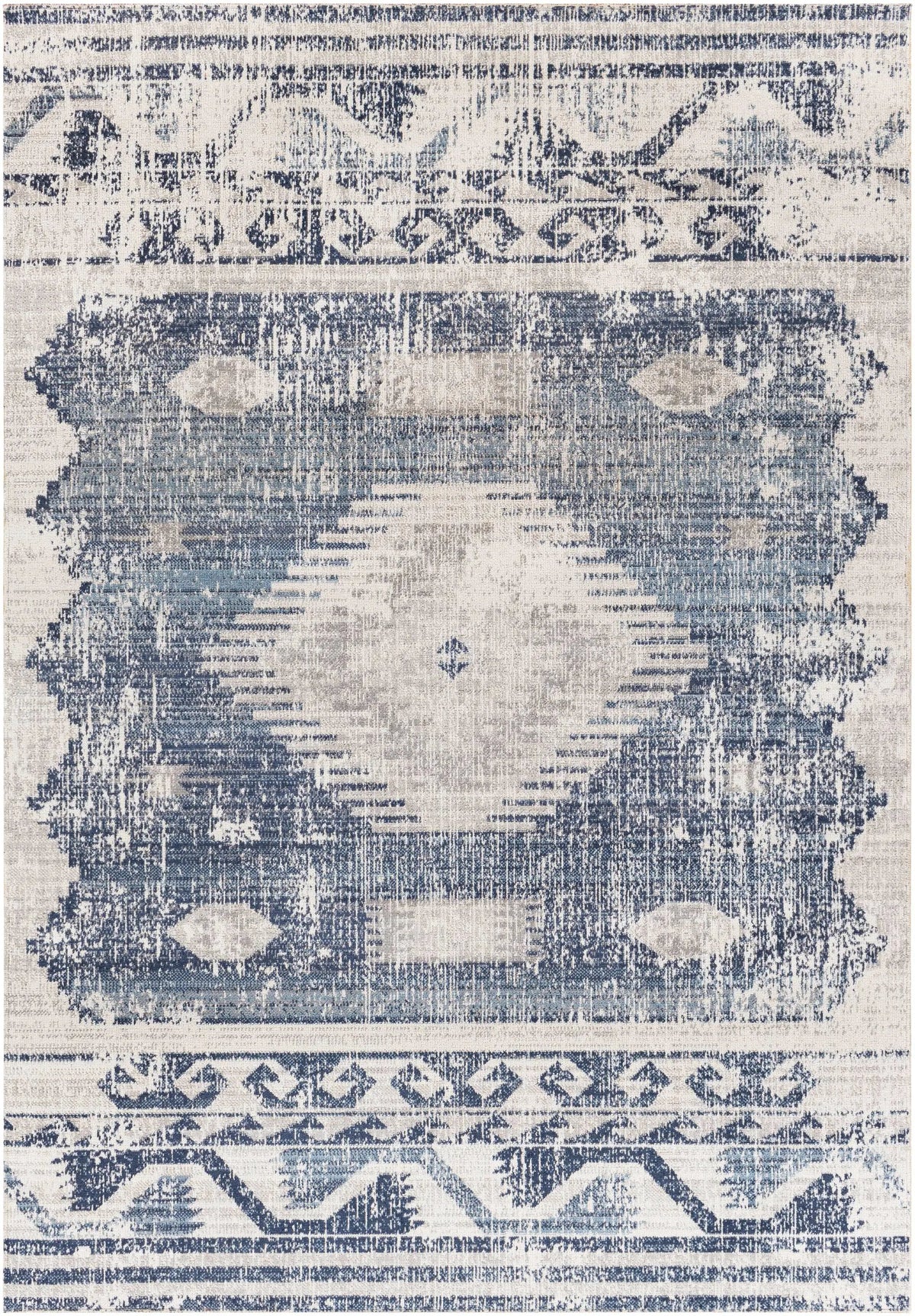 Westmount Denim Aztec Outdoor Area Rug