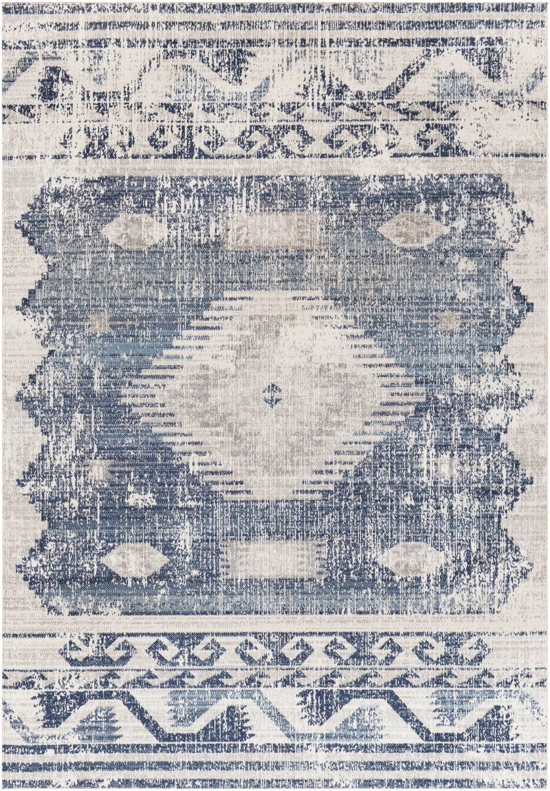 Westmount Denim Aztec Outdoor Area Rug by Boutique Rugs
