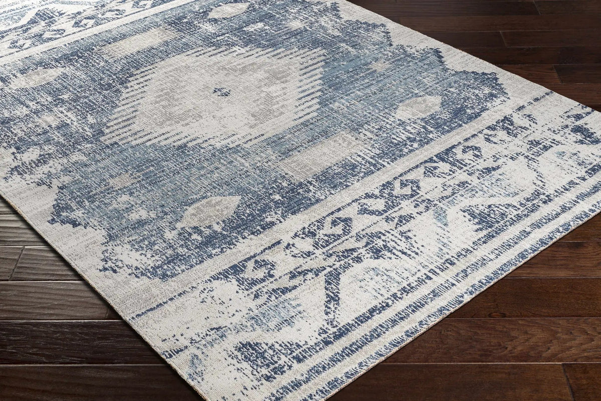 Westmount Denim Aztec Outdoor Area Rug, photo 7 of 8