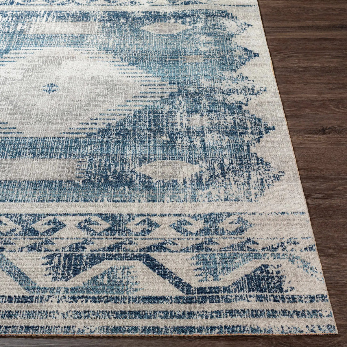 Westmount Denim Aztec Outdoor Area Rug, photo 8 of 8