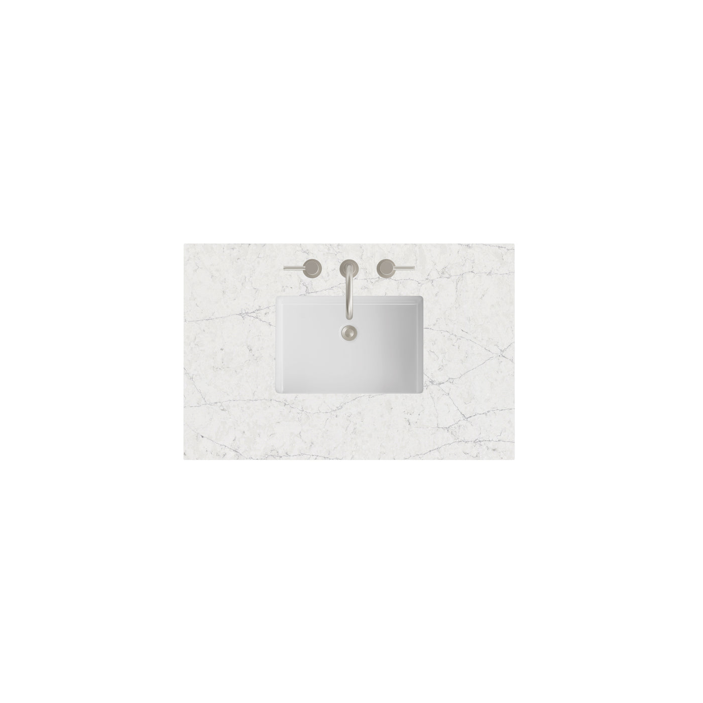James Martin 36" Single Vanity Top with Eternal Jasmine Pearl countertop