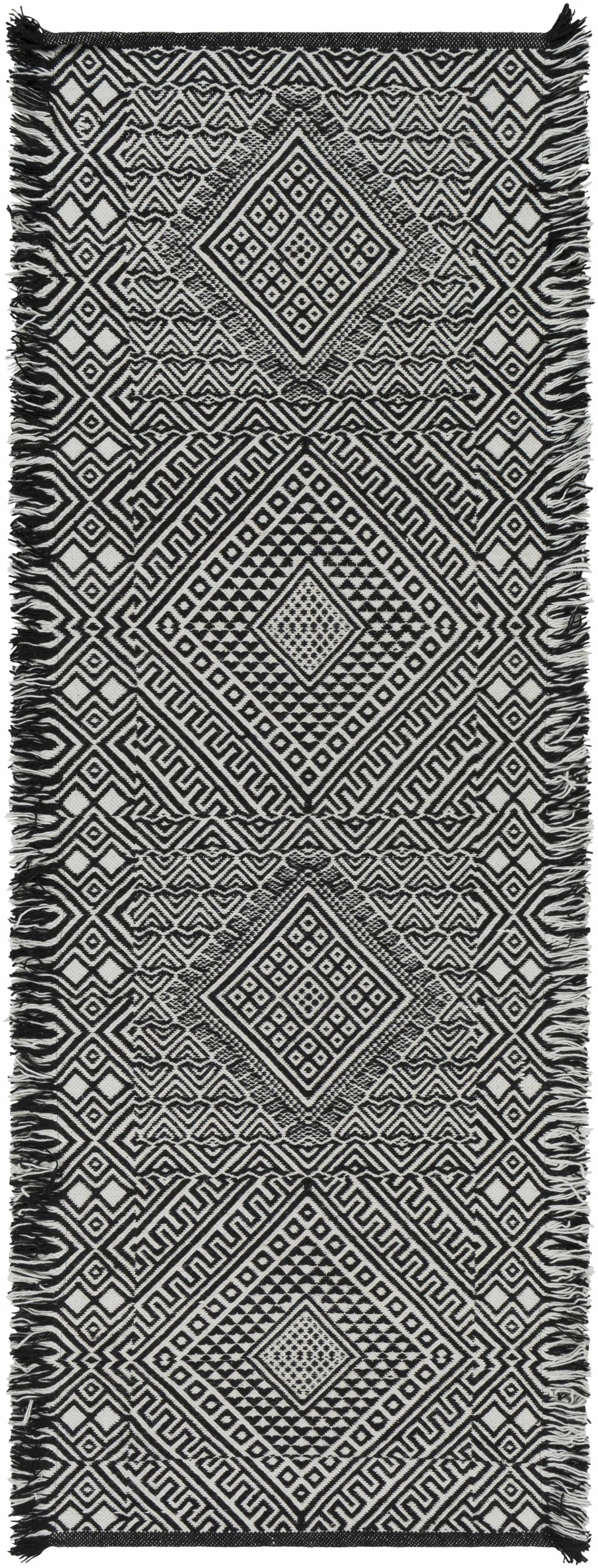 Wundowie Black&Ivory Diamond Wool Rug - Clearance, photo 8 of 8