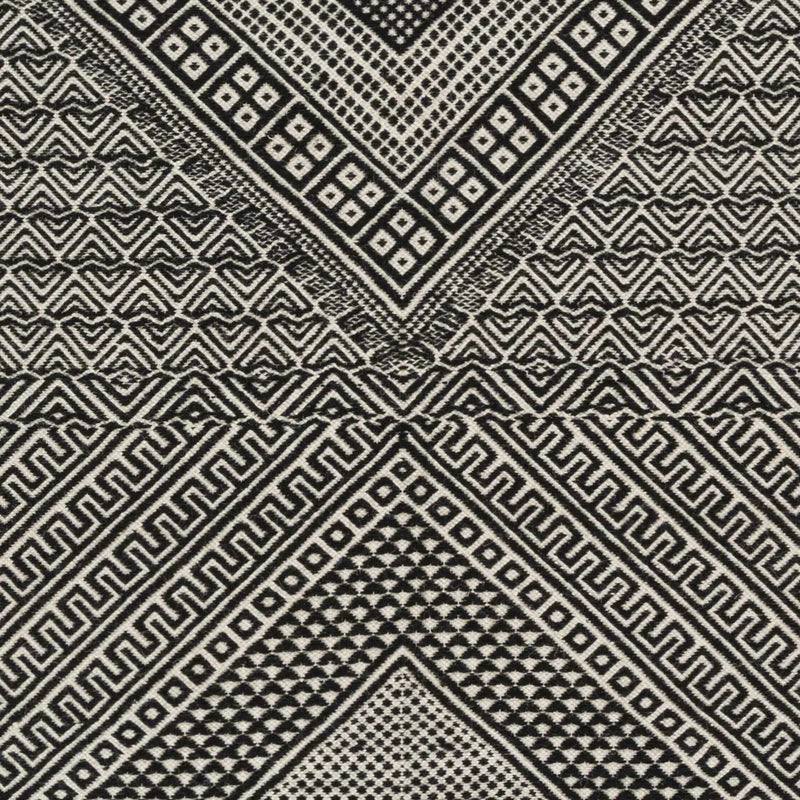 Wundowie Black&Ivory Diamond Wool Rug - Clearance by Boutique Rugs